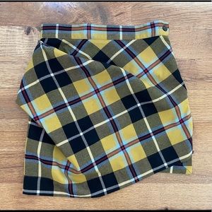 Vivienne Westwood Plaid Asymmetrical Mini Skirt